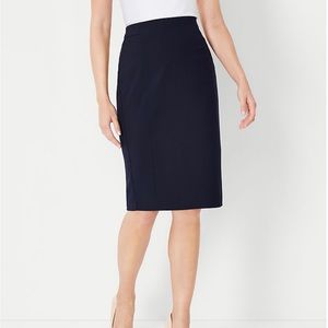 Ann Taylor Navy Pencil Skirt